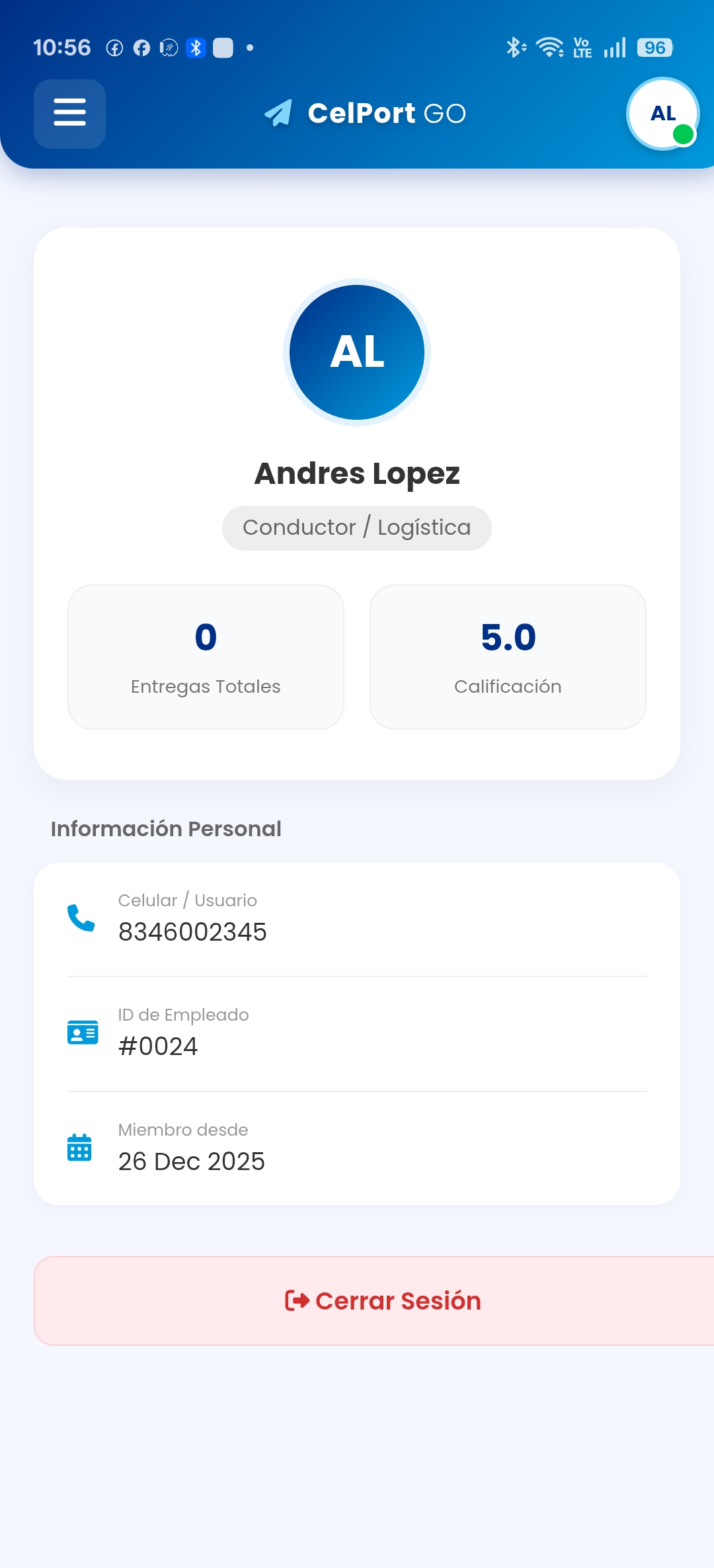 Confirmación de Entrega